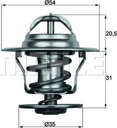 MAHLE TX 15 84D - Thermostat d'eau cwaw.fr