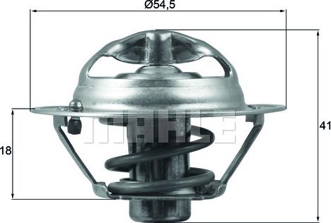 MAHLE TX 162 82D - Thermostat d'eau cwaw.fr