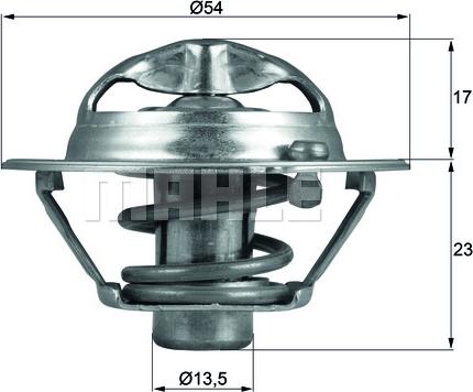 MAHLE TX 118 82D - Thermostat d'eau cwaw.fr