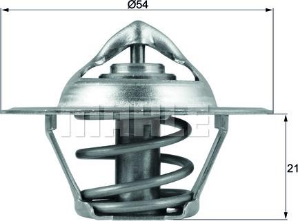 MAHLE TX 112 83D - Thermostat d'eau cwaw.fr