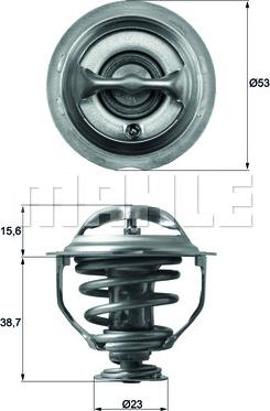 MAHLE TX 117 95D - Thermostat d'eau cwaw.fr