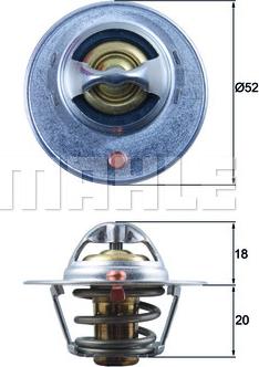 MAHLE TX 185 82D - Thermostat d'eau cwaw.fr