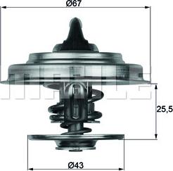 MAHLE TX 18 65D - Thermostat d'eau cwaw.fr