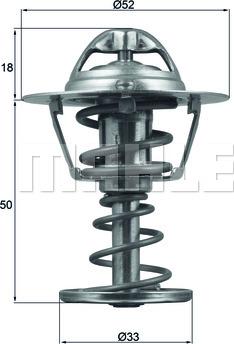 MAHLE TX 126 82D - Thermostat d'eau cwaw.fr