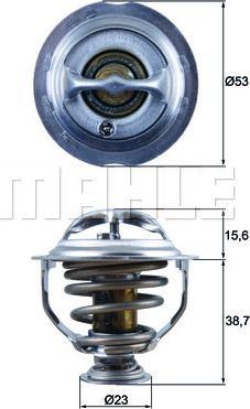 MAHLE TX 123 95D - Thermostat d'eau cwaw.fr