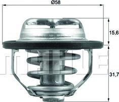 MAHLE TX 122 82 - Thermostat d'eau cwaw.fr