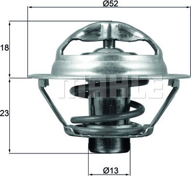 MAHLE TX 175 95D - Thermostat d'eau cwaw.fr