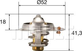 MAHLE TX 85 82 - Thermostat d'eau cwaw.fr