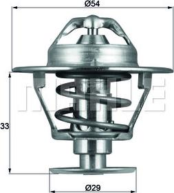 MAHLE TX 86 76D - Thermostat d'eau cwaw.fr