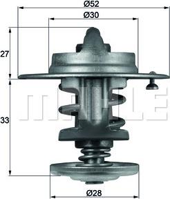 MAHLE TX 80 83 - Thermostat d'eau cwaw.fr