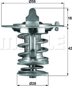 MAHLE TX 83 76D - Thermostat d'eau cwaw.fr