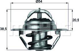 MAHLE TX383D - Thermostat d'eau cwaw.fr