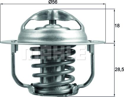 MAHLE TX 201 86D - Thermostat d'eau cwaw.fr