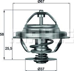 MAHLE TX 21 80 D - Thermostat d'eau cwaw.fr