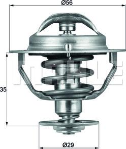 MAHLE TX 73 82D - Thermostat d'eau cwaw.fr