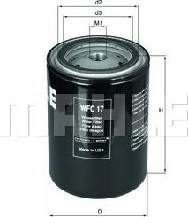 MAHLE WFC 17 - Filtre de liquide de refroidissement cwaw.fr