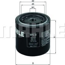 MAHLE WFC 20 - Filtre de liquide de refroidissement cwaw.fr