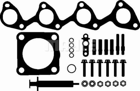 MAHLE 014 TA 14163 000 - Kit de montage, compresseur cwaw.fr