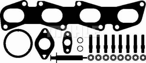 MAHLE 011 TA 17779 000 - Kit de montage, compresseur cwaw.fr