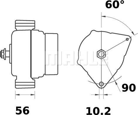 MAHLE 11204816 - Alternateur cwaw.fr