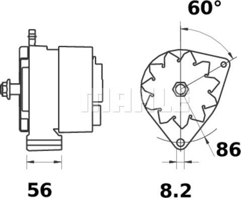 MAHLE 11201507 - Alternateur cwaw.fr