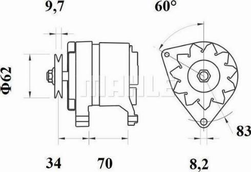 MAHLE 11201067 - Alternateur cwaw.fr