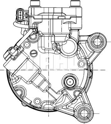 MAHLE ACP 598 000P - Compresseur, climatisation cwaw.fr