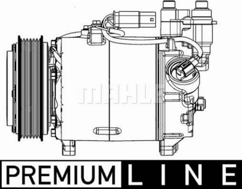 MAHLE ACP 598 000P - Compresseur, climatisation cwaw.fr