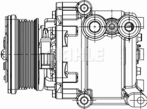 MAHLE ACP 1355 000P - Compresseur, climatisation cwaw.fr