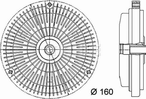 MAHLE CFC 45 000P - Embrayage, ventilateur de radiateur cwaw.fr