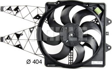 MAHLE CFF 158 000P - Ventilateur, refroidissement du moteur cwaw.fr