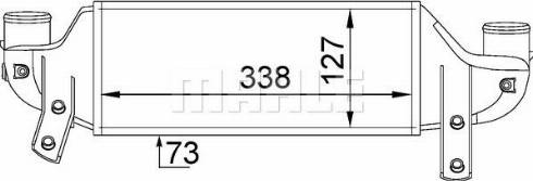 MAHLE CI 202 000S - Intercooler, échangeur cwaw.fr