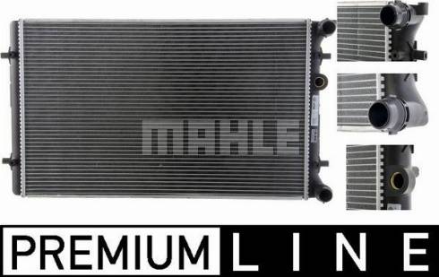 MAHLE CR 1714 000P - Radiateur, refroidissement du moteur cwaw.fr