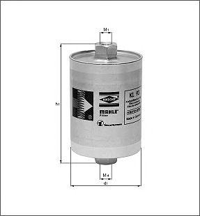 MAHLE KL 187 - Filtre à carburant cwaw.fr