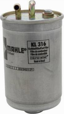 MAHLE KL 316 - Filtre à carburant cwaw.fr