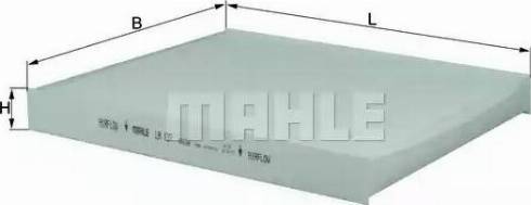 MAHLE LA 137 - Filtre, air de l'habitacle cwaw.fr