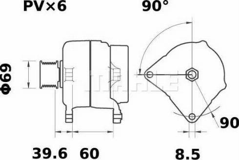 MAHLE MG 469 - Alternateur cwaw.fr