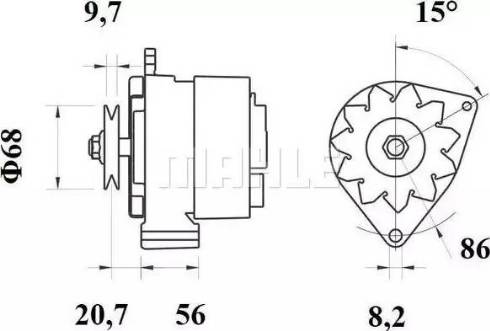 MAHLE MG 410 - Alternateur cwaw.fr