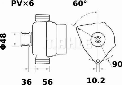 MAHLE MG 578 - Alternateur cwaw.fr