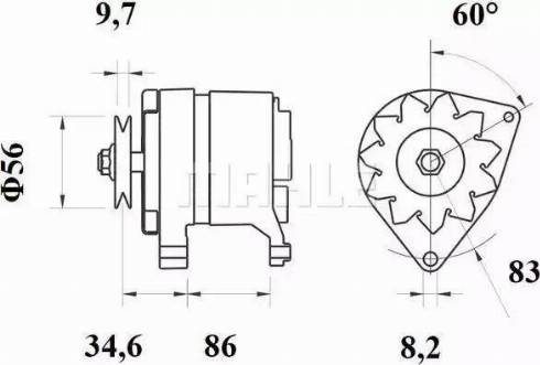 MAHLE MG 196 - Alternateur cwaw.fr