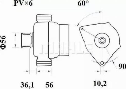 MAHLE MG 352 - Alternateur cwaw.fr