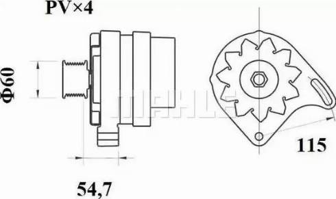 MAHLE MG 360 - Alternateur cwaw.fr