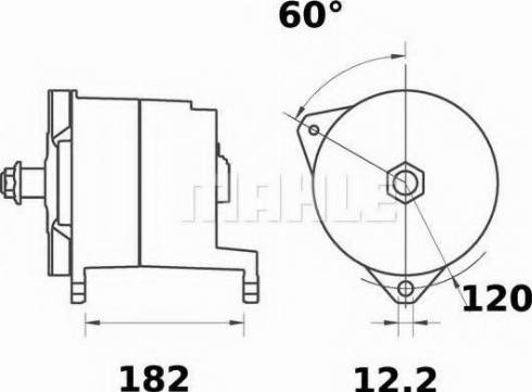 MAHLE MG 320 - Alternateur cwaw.fr