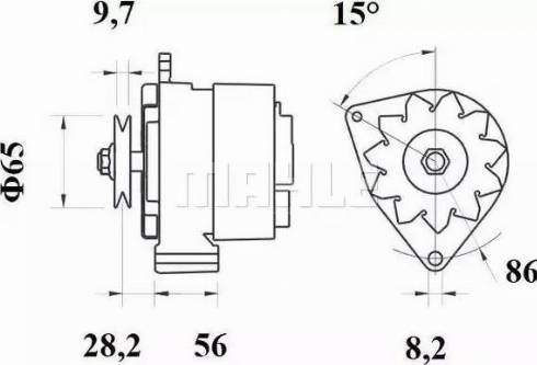 MAHLE MG 318 - Alternateur cwaw.fr