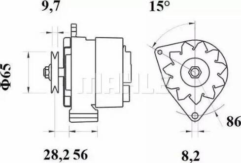 MAHLE MG 218 - Alternateur cwaw.fr