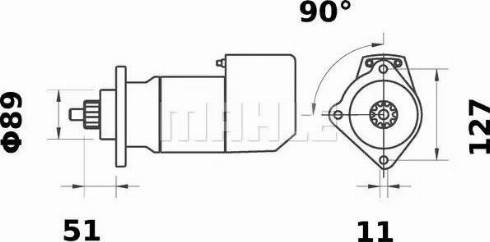 MAHLE MS 566 - Démarreur cwaw.fr