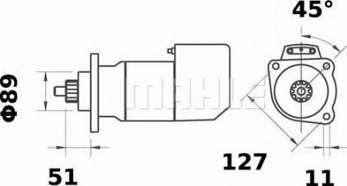 MAHLE MS 550 - Démarreur cwaw.fr