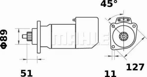 MAHLE MS 522 - Démarreur cwaw.fr