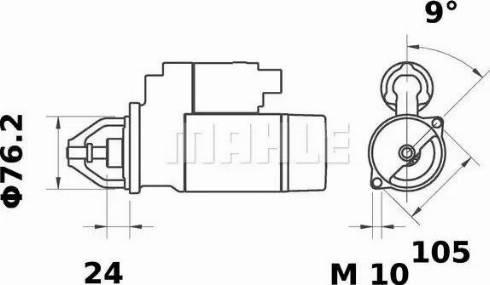 MAHLE MS 15 - Démarreur cwaw.fr