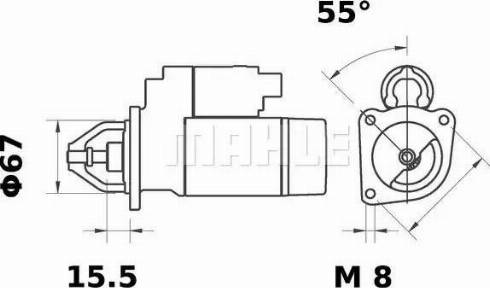 MAHLE MS 181 - Démarreur cwaw.fr